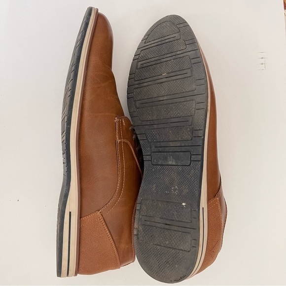 Men's Guess Brown Oxford Faux Leather Shoes size 12M - Picture 6 of 8